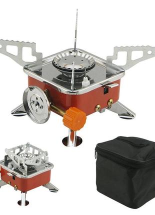 Портативная горелка туристическая, портативная газовая плита под баллон, походная плита|швидка доставка|