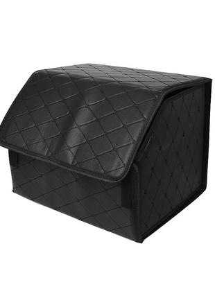 Автомобильный органайзер zwx-002 black компактный вместительный два отдела для хранения на липучке с