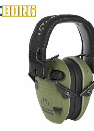 Активные наушники walker's razor slim patriot original (оливковый)|швидка доставка|