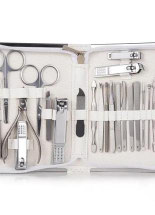 Маникюрно-педикюрный набор 🏪totalbazaar🏪 с инструментами по уходу за лицом 26 предметов|швидка доставка|