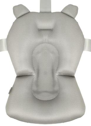 Матрацик килимок для дитини у ванночку з кріпленнями bestbaby 330p white stars|швидка доставка|3 фото