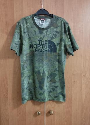 Коттоновая футболка the north face tnf