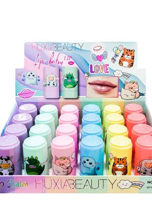 Бальзам для губ увлажняющий lip balm зверушки (6 шт ассортименте)  nobrand прозрачный (2000002534105)2 фото