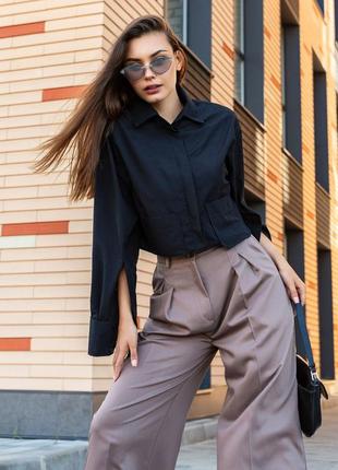 Сорочка jadone fashion світ s-м чорна