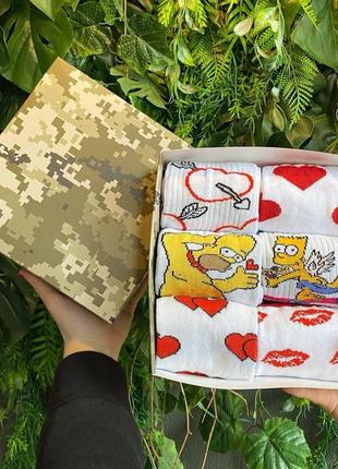 Бокс жіночих подарункових шкарпеток 36-41 на 6 пар|швидка доставка|