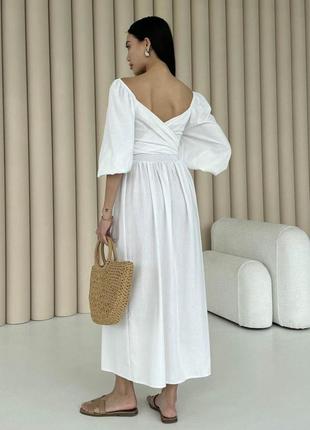 Двостороння сукня jadone fashion асканія xl-xxl біла5 фото