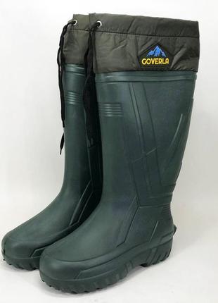 Сапоги качественные резиновые утепленные высокие. размер 41, сапоги резиновые мужские рыбацкие|швидка