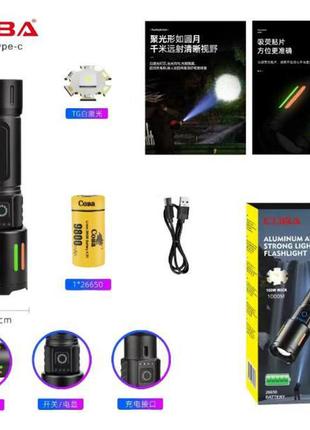 Ліхтар night vision fluorescence cb-611-tg, ліхтарик police оригінал, ліхтарик поліс, ліхтарик bl