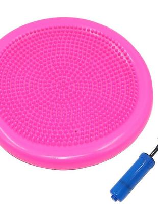 Балансировочная подушка dobetters массажная платформа 33 см pink|швидка доставка|