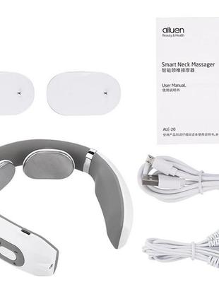 Импульсный нагревательный вибромассажер для шеи.|швидка доставка|