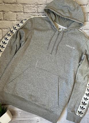 Мужское худи на ломпасах adidas originals adicolor tnt tape hoodie