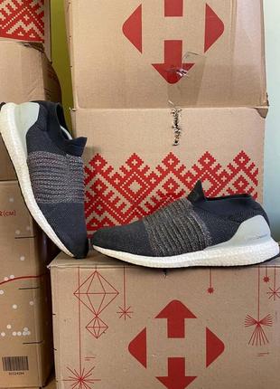 Чоловічі кросівки без шнурків adidas ultraboost laceless 'carbon' 46