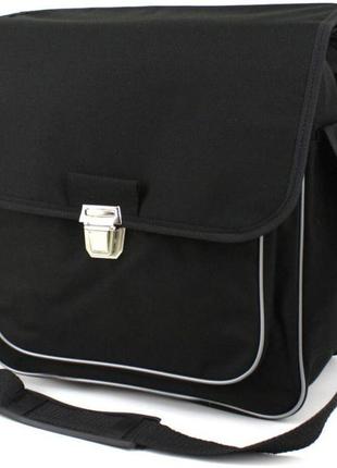 Чоловіча текстильна сумка листоношкварея 44x33x20 см wallaby чорний (2000002214137)