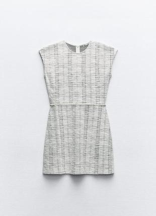 Фактурна жакардова сукня zara