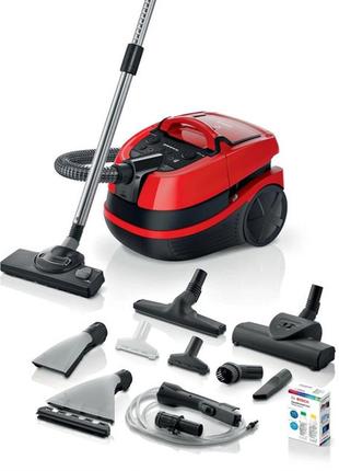 Пылесос моющий bosch bwd421pet 2100 вт красный