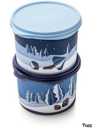 Набір контейнерів зимова казка 1,1 л  2 шт  tupperware