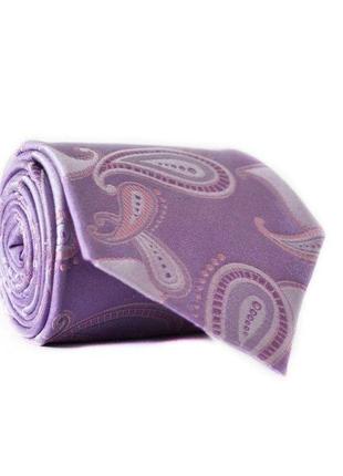 Галстук emilio corali 9,5х150 см фиолетовый cl0051147