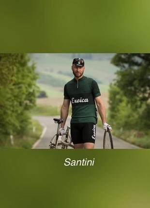 Santini eroica vintage cycling jersey original вело майка джерсі оригінал rapha oakley