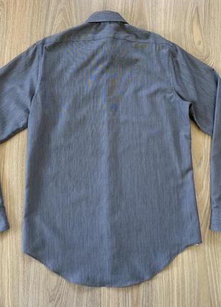 Чоловіча класична бавовняна сорочка з довгим рукавом calvin klein slim fit3 фото