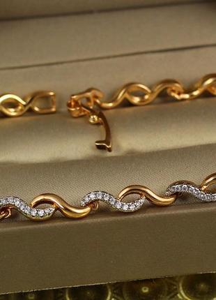 Браслет медичне золото xuping jewelry 17 см 5 мм