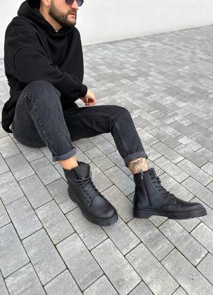 Мужские кожаные ботинки (7200з) 41 vzutik черный (2000002758945)6 фото