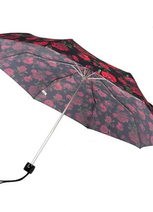 Женский складной зонт механический 96 см fulton красный (2000002486336)3 фото
