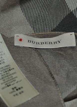 Шовковий шарф палантин burberry6 фото