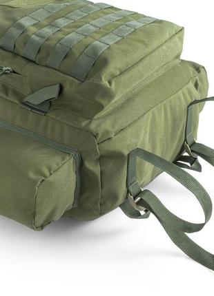 Рюкзак всу тактический 80л олива рюкзак кордура с системой молле5 фото