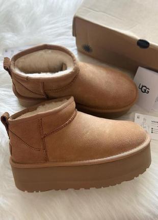 Ugg mini platform 5 см угги на платформе