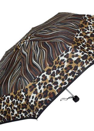 Женский складной зонт механический (z3512s-3097) 99 см airton коричневый (2000001294543)2 фото