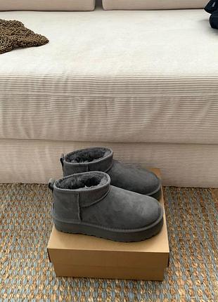 Ugg mini platform 3 см угги на платформе
