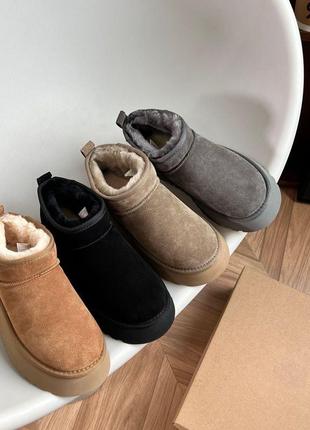 Ugg mini platform 3 см угг на платформе