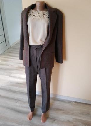 Костюм деловой франция+блуза в подарок