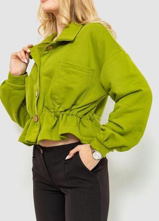 Жакет женский двухнитка, цвет светло-зеленый, 115r05193 фото