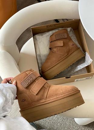 Ugg platform 5 см уги на платформі на липучках