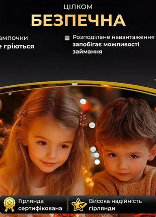 Гірлянда роса 20 метрів usb на 200 led світлодіодів крапля на зеленому дроті біла