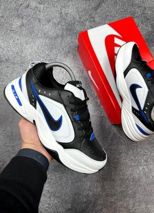 Nike air monarch black blue