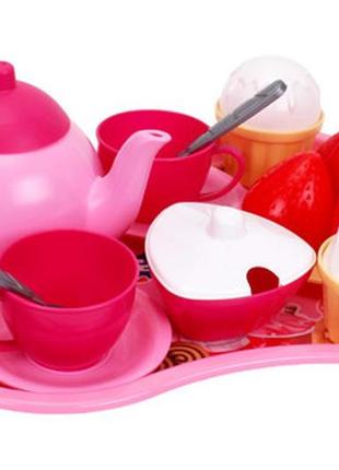 Набір дитячого посуду на таці 7273