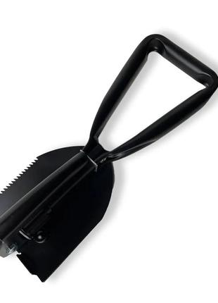 Sog лопата складана entrenching tool, армійська лопата, військова лопата, туристична лопата чорна складана5 фото