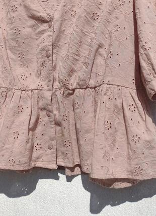 Летняя коттоновая блуза прошва primark3 фото