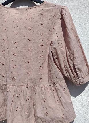Летняя коттоновая блуза прошва primark6 фото