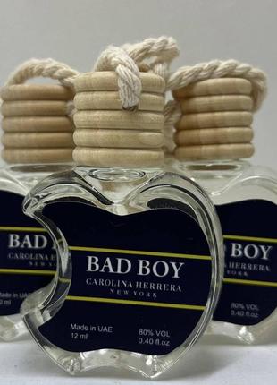 Парфюм в автомобиль carolina herrera bad boy  (каролина эррера бед бой) 12 мл