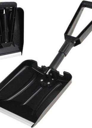 Mil-tec "snow shovel" black саперна складна лопата для прибирання снігу 67см  15526300