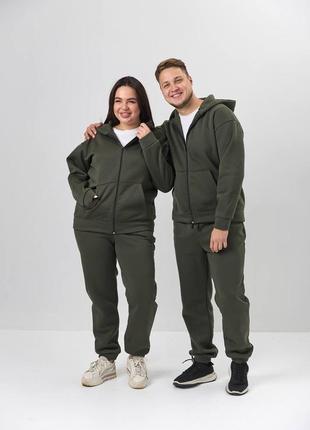Парные спортивные костюмы на флисе норма и батал до 7xl