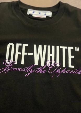 Женская футболка off white2 фото