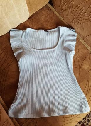 Майка в рубчик