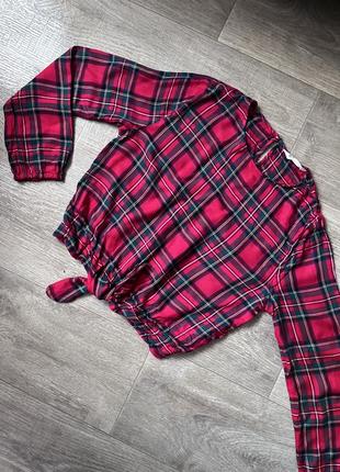 Укорочена блуза h&m