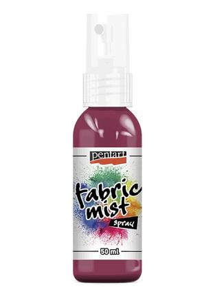 Фарба спрей pentart fabric mist для тканин рожева (721) 50 мл