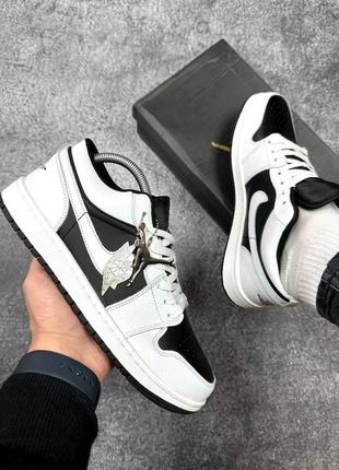 Nike air jordan black white2 фото