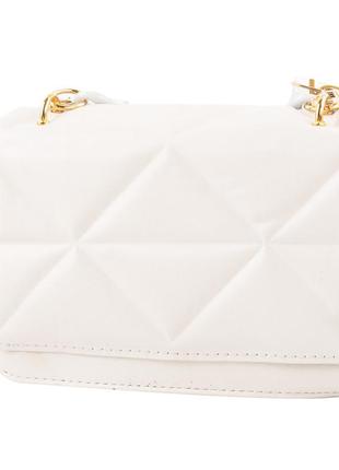 Женская сумка 20х12х4,5 см valiria fashion белый (2000002734949)
